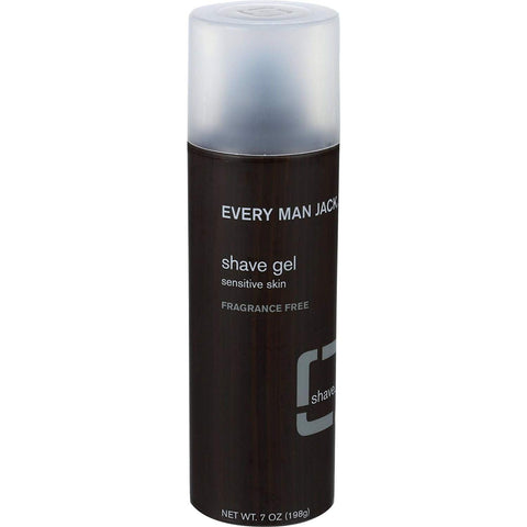 Every Man Jack Shave Gel Fragrance Free-7 Oz