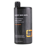 Every Man Jack Activated Charcoal Body Wash Acne Defense Treatment-16.9 Oz