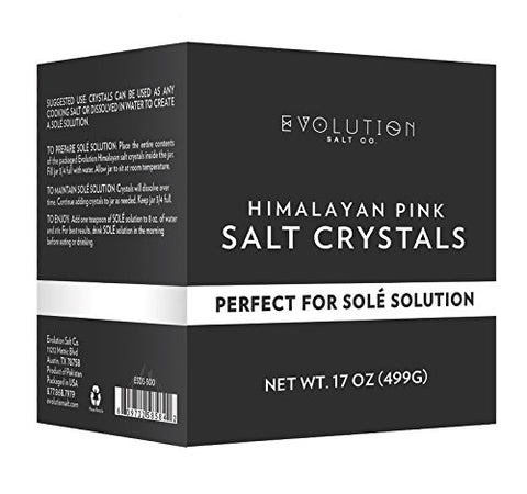Evolution Salt Co Himalayan Salt Therapy Sole Refill Crystals-17 Oz