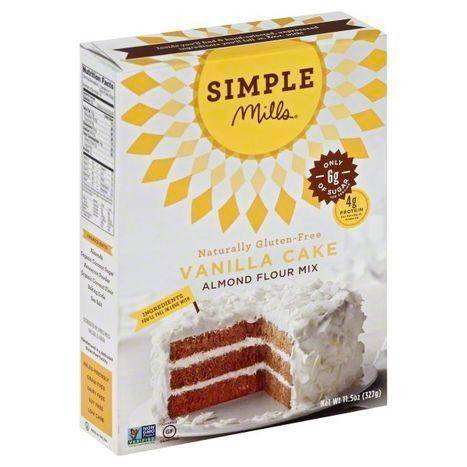 Simple Mills Flour Mix, Cupcake & Cake, Almond/Vanilla - 11.5 Ounces