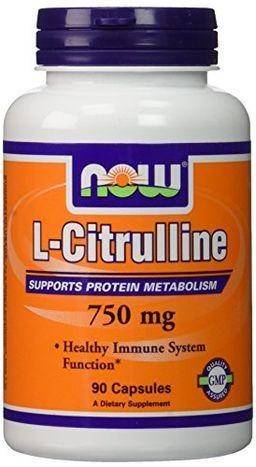 Now L-Citrulline, 750 mg, Veg Capsules - 90 Capsules