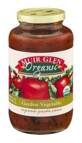 Muir Glen Organic Pasta Sauce, Garden Vegetable - 25.5 Ounces