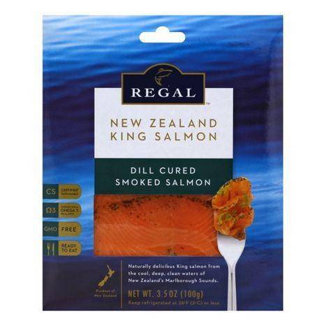 Regal Salmon, Smoked, Dill Cured - 3.5 Ounces
