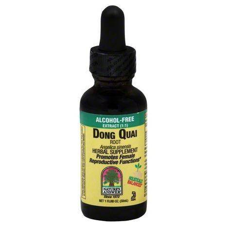 Natures Answer Dong Quai, Root, Alcohol-Free Extract (1:1) - 1 Ounce