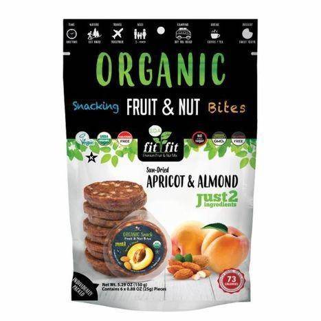 Sun-dried Apricot & Almond Snacking Fruit & Nut Bites Pieces - 5.29 Ounces