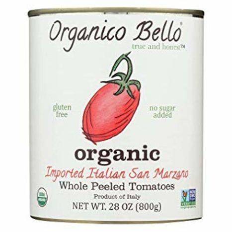 Organico Bello Whole Peeled Tomatoes - 28 Ounces