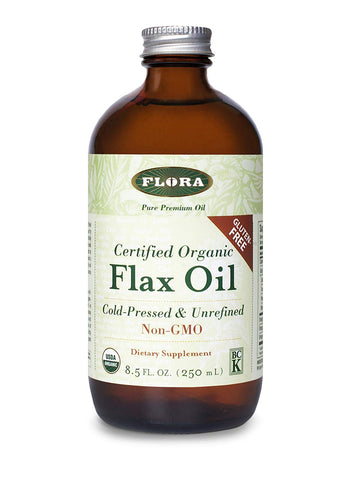 Flora Organic Flax Oil Cold Pressed & Unrefined-8.5 Oz Note: Need To Be Refrigerated