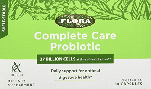 Flora Complete Care Probiotic 27 Billion Cells-30 Vegetarian Capsules ...