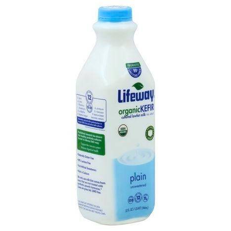 Lifeway Kefir, Organic, Plain, Unsweetened - 32 Ounces
