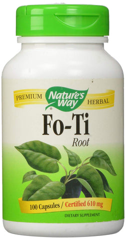 Nature's Way Fo-Ti Root 610 Mg -100 Vegetarian Capsules