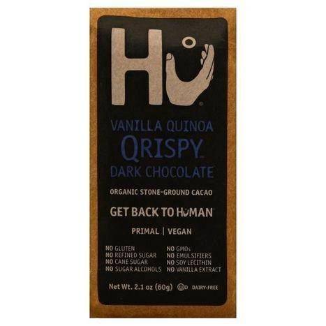 Hu Dark Chocolate, Vanilla Quinoa Qrispy - 2.1 Ounces