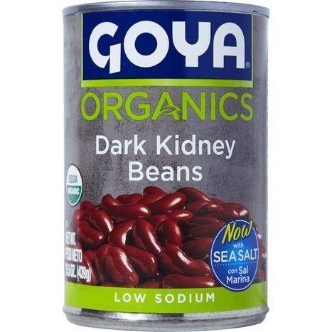 Goya Organic Dark Kidney Beans - 15.5 Ounces