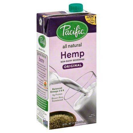 Pacific Non-Dairy Beverage, Hemp, Original - 32 Ounces