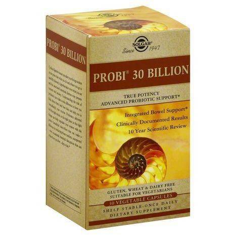 Solgar Probi, 30 Billion, Vegetable Capsules - 30 Each