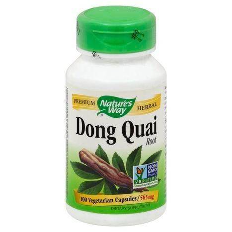 Natures Way Dong Quai Root, 565 mg, Vegetarian Capsules - 100 Each