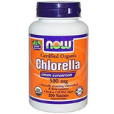 NOW Organic Chlorella 500MG - 200 Tablets