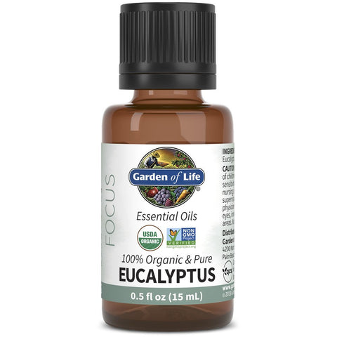 Garden Of Life Organic & Pure Eucalyptus Essential Oil-0.5 Oz