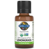 Garden Of Life Organic & Pure Lemongrass Essential Oil-0.5 Oz