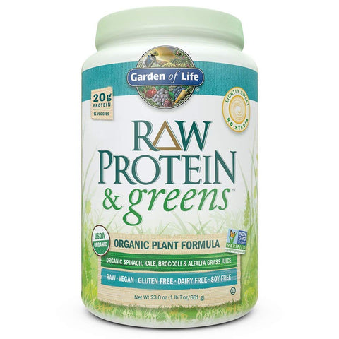 Garden Of Life Raw Protein & Greens Original Flavor-23 Oz