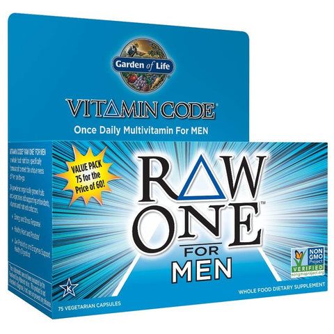 Garden Of Life Vitamin Code Once Daily Multi-Vitamin For Men-75 Vegetarian Capsules