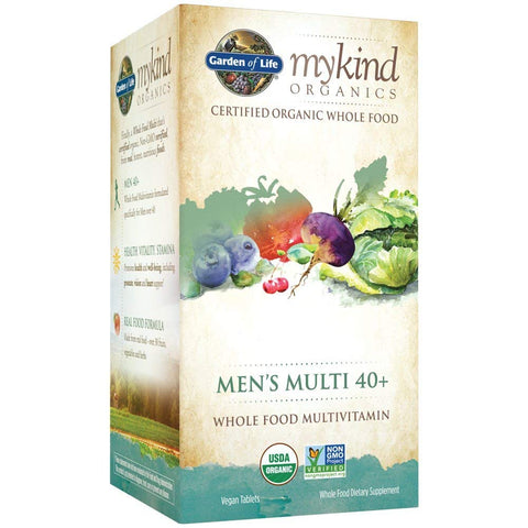 Garden Of Life My Kind Organics Men's Multi 40+ Multivitamin-60 Vegan Tablets