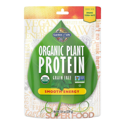 Garden Of Life Organic Plant Protein Smooth Energy-8.4 Oz