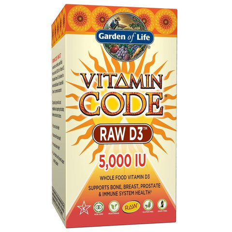 Garden Of Life Vitamin Code Raw D3 5,000 IU-60 Vegetarian Capsules