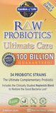 Garden Of Life Raw Probiotics Ultimate Care 100 Billion Live Cultures 34 Strains-30 Vegetarian Capsules Note: Need To Be Refrigerated