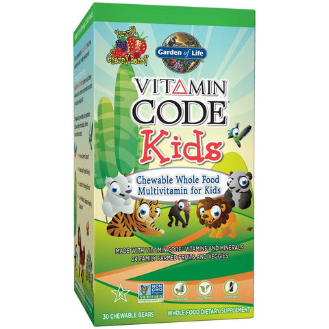 Garden Of Life Vitamin Code Kids Multivitamin-30 Chewable Bears
