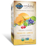 Garden Of Life Vegan D3 2000 IU Raspberry Lemon Flavor-30 Vegan Chewable Tablets