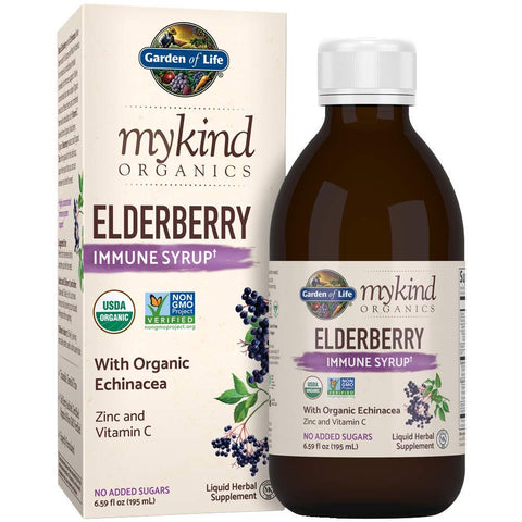 Garden Of Life My Kind Organics Elderberry Immune Syrup-6.59 Oz