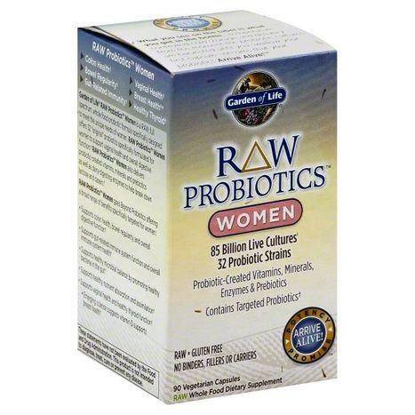 Garden of Life Raw Probiotics, Whole Food, Women - 90 Count