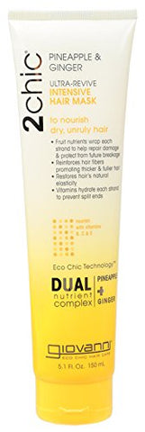 Giovanni 2Chic Ultra Revive Intensive Hair Mask Pineapple & Ginger-5.1 Oz
