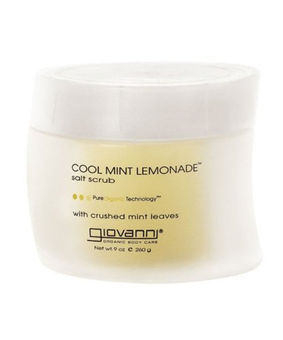 Giovanni Cool Mint Lemonade Salt Scrub-9 Oz