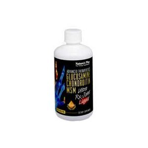 Natures Plus Ultra RX-Joint Liquid Glucosamine Chondroitin MSM Honey Lemon Flavor-8 Oz