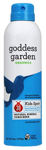 Goddess Garden Organics Kids Sport Natural Sunscreen Broad Spectrum SPF 30-6 Oz