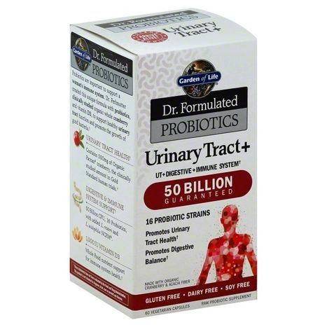 Garden of Life Dr. Formulated Probiotics, Urinary Tract+, Vegetarian Capsules - 60 Each
