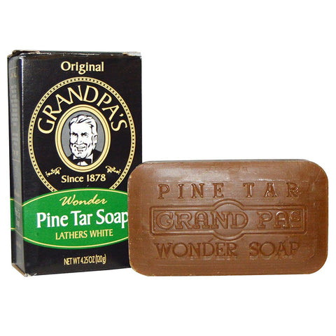 The Grandpa Soap Co Pine Tar Face & Body Bar Soap-4.25 Oz