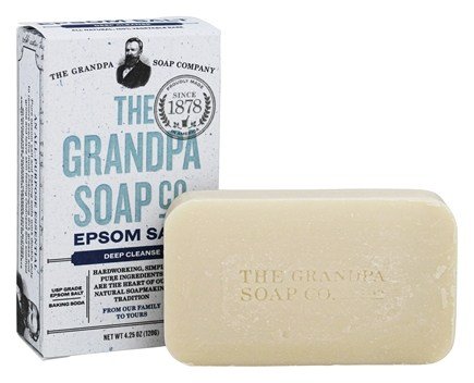 The Grandpa Soap Co Epsom Salt Face & Body Bar Soap-4.25 Oz