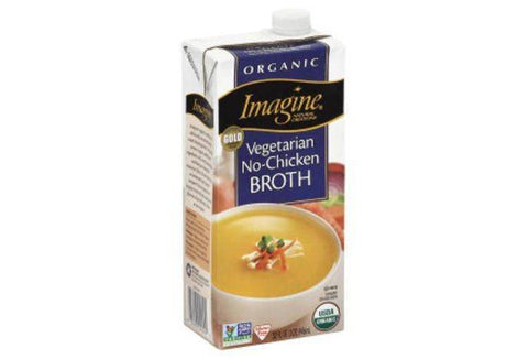 Imagine Natural Creations Broth, Organic, Vegetarian, No-Chicken - 32 Ounces