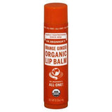 Dr Bronners Lip Balm, Organic, Orange Ginger - 0.15 Ounces