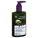 Avalon Organics Brilliant Balance Cleansing Gel, with Lavender & Prebiotics - 8 Ounces