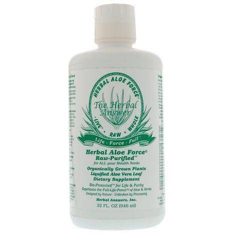 The Herbal Answer Herbal Aloe Force Raw-Purified