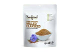 Sunfood Raw Organic Milled Flaxseed - 1 Pound