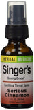 Herbs Etc Singer's Soothing Throat Spray Serious Cinnamon-1 Oz