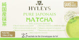 Hyleys Japanese Pure Matcha With Ceylon Sencha 25 Foil Envelope Tea Bags-1.32 Oz