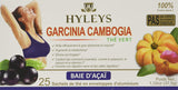 Hyleys Garcinia Cambogia Green Tea Acai Berry 25 Foil Envelope Tea Bags-1.32 Oz