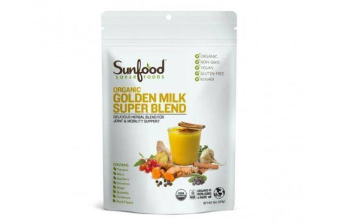 Sunfood Organic Golden Milk Super Blend Powder