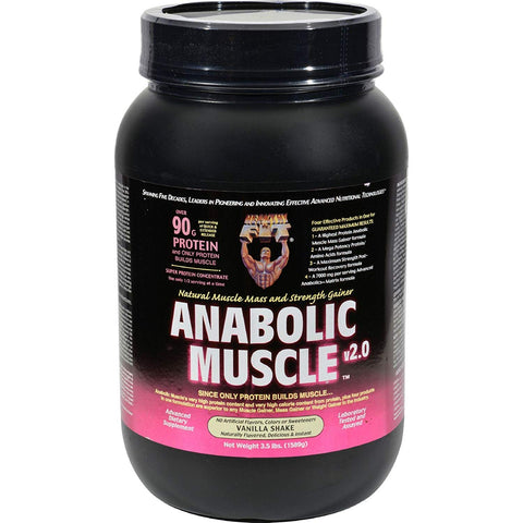 Healthy Fit Anabolic Muscle v2.0 Vanilla Shake-3.5 Lbs