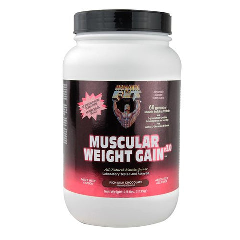 Healthy Fit Muscular Weight Gain v3.0 Rich MIlk Chocolate Flavor-2.5 Lb